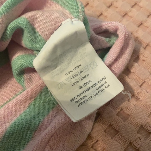 Linen J.Crew lightweight Cap Sleeved Shirt - Picture 4 of 5